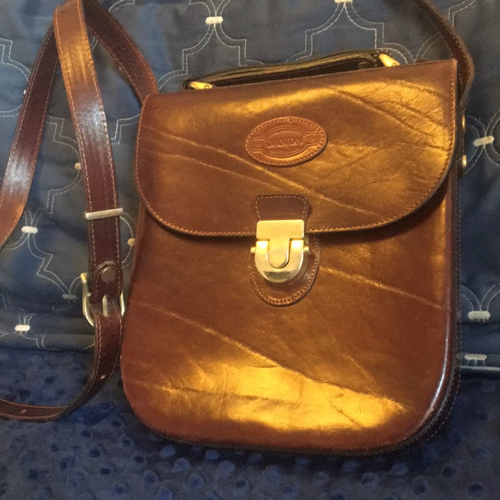 Vintage Oroton Structured Leather Crossbody Purse